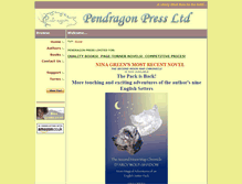 Tablet Screenshot of pendragon-press-ltd.co.uk